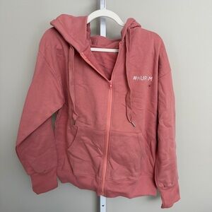 Hur women’s Pink Hoodie Jacket size S
